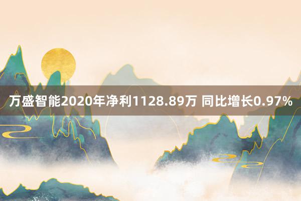 万盛智能2020年净利1128.89万 同比增长0.97%